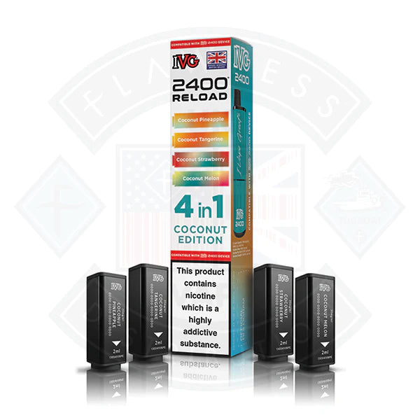 Buy IVG 2400 Reload 4in1 Prefilled Pods Coffee Edition
