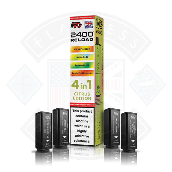 Buy IVG 2400 Reload 4in1 Prefilled Pods Citrus Edition