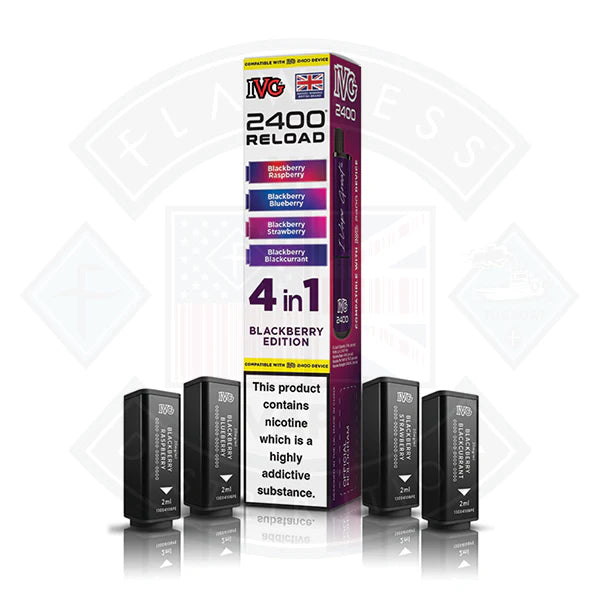 Buy IVG 2400 Reload 4in1 Prefilled Pods Blackberry Edition