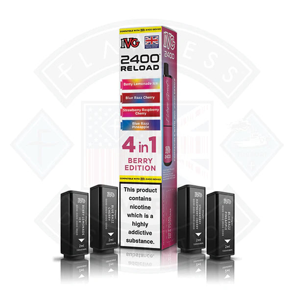 Buy IVG 2400 Reload 4in1 Prefilled Pods Berry Edition