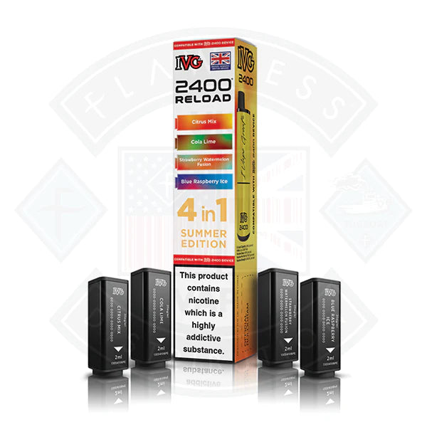 Buy IVG 2400 Reload 4in1 Prefilled Pods Strawberry Edition