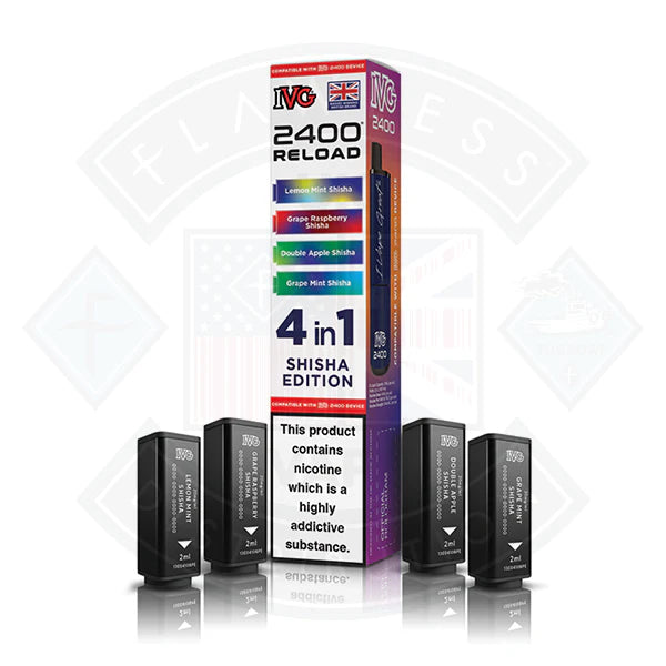 Buy IVG 2400 Reload 4in1 Prefilled Pods Retro Edition