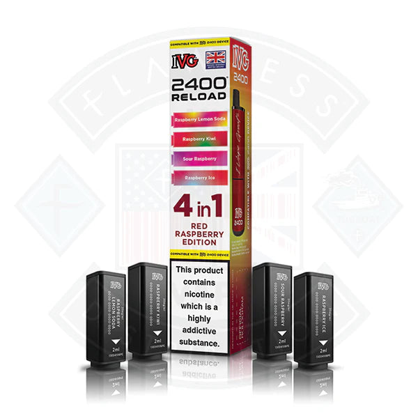 Buy IVG 2400 Reload 4in1 Prefilled Pods Red Edition