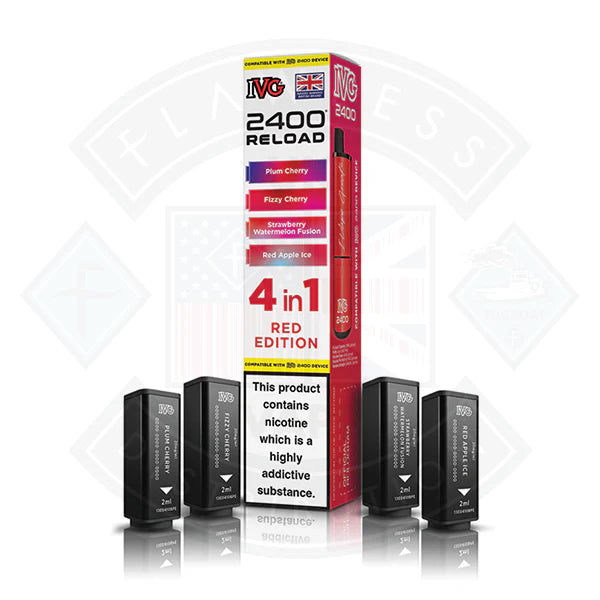 Buy IVG 2400 Reload 4in1 Prefilled Pods Purple Edition