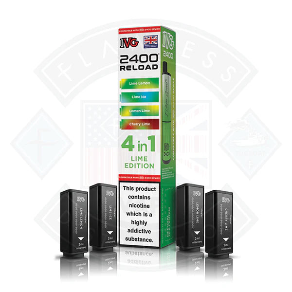 Buy IVG 2400 Reload 4in1 Prefilled Pods Yellow Edition