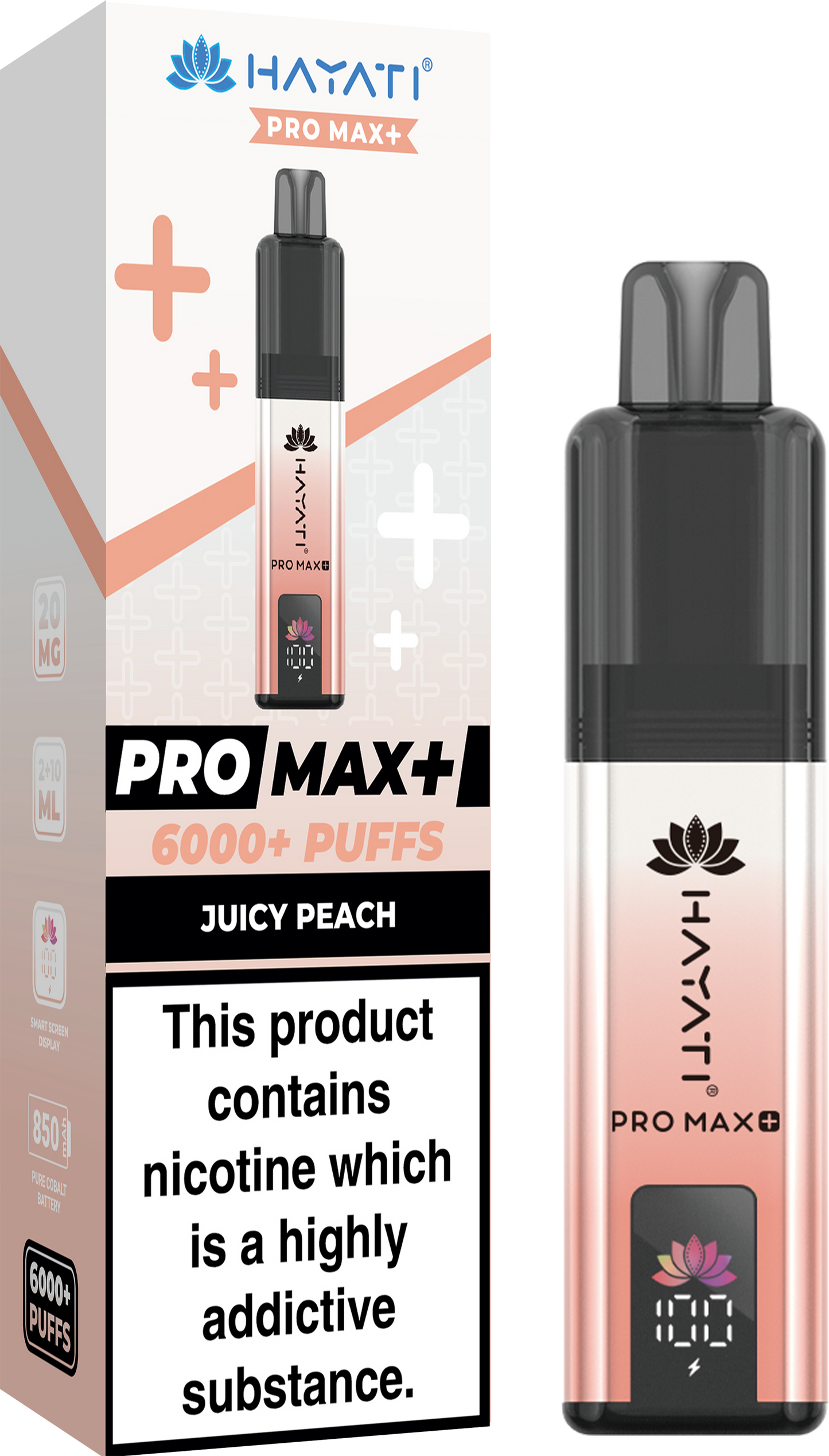 Hayati Pro Max Plus 6000 Prefilled Vape Box of 5