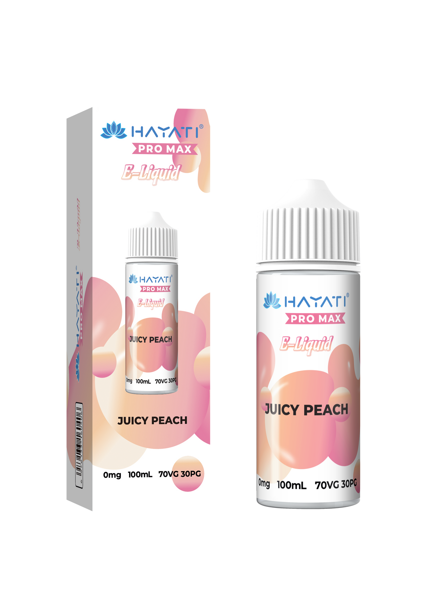 Buy Hayati Pro Max E-liquid 100ml Vape Juice Juicy Peach