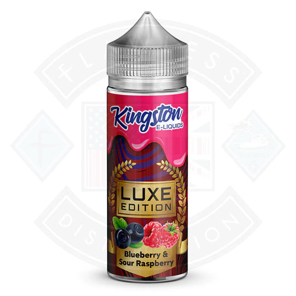 Buy Kingston Luxe Edition - Blueberry Sour Raspberry 0mg 100ml 70/30 Shortfill