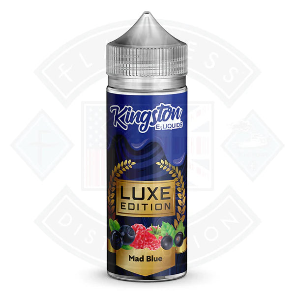 Buy Kingston Luxe Edition - Mad Blue 0mg 100ml 70/30 Shortfill