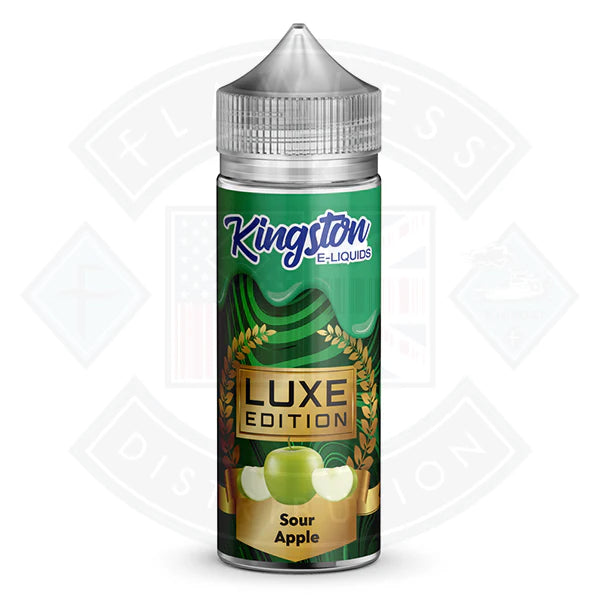 Buy Kingston Luxe Edition - Sour Apple 0mg 100ml 70/30 Shortfill