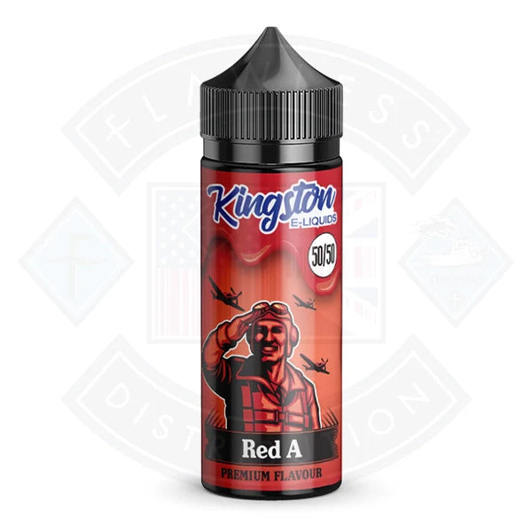 Buy Kingston Red A 0mg 100ml 50/50 Shortfill E-Liquid