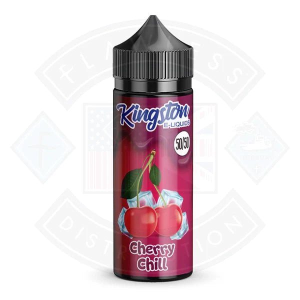 Buy Kingston Cherry Chill 0mg 100ml 50/50 Shortfill E-Liquid