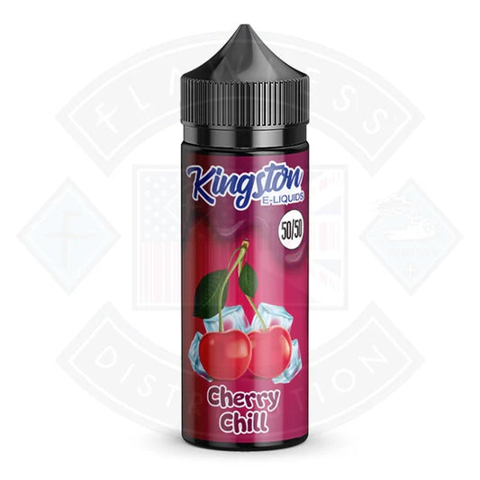 Buy Kingston Cherry Chill 0mg 100ml 50/50 Shortfill E-Liquid