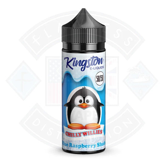 Buy Kingston Chilly Willies - Blue Raspberry Slush 0mg 100ml 50/50 Shortfill