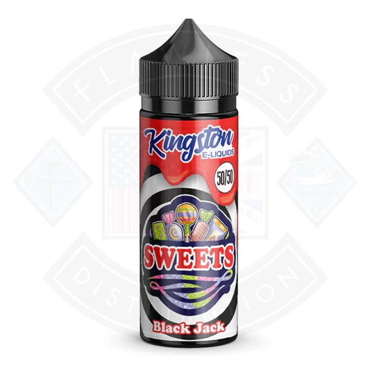 Buy Kingston Sweets - Black Jack 0mg 100ml 50/50 Shortfill