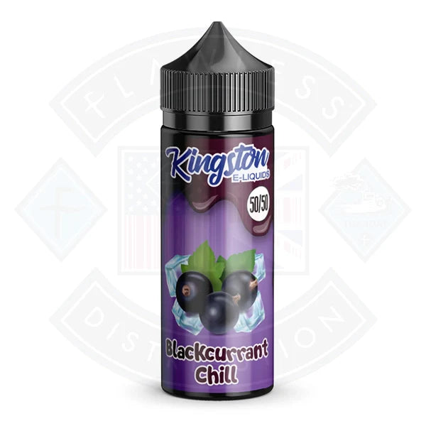 Buy Kingston Blackcurrant Chill 0mg 100ml 50/50 Shortfill E-Liquid