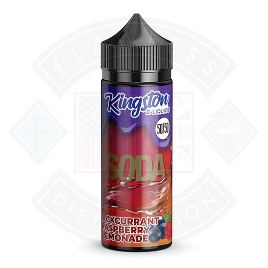 Buy Kingston Soda - Blackcurrant Raspberry Lemonade 0mg 100ml 50/50 Shortfill