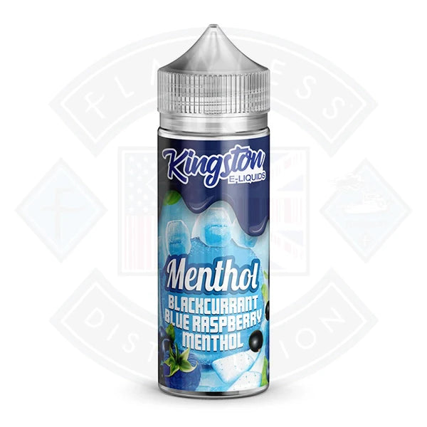 Buy Kingston Menthol Blackcurrant Blue Raspberry 0mg 100ml 70/30 Shortfill E-Liquid
