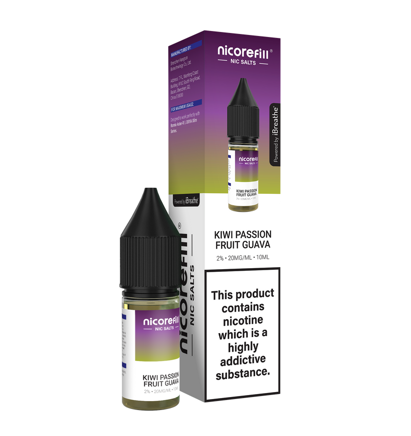 Nicorefill Nic Salt 10ml E-Liquid Box of 10