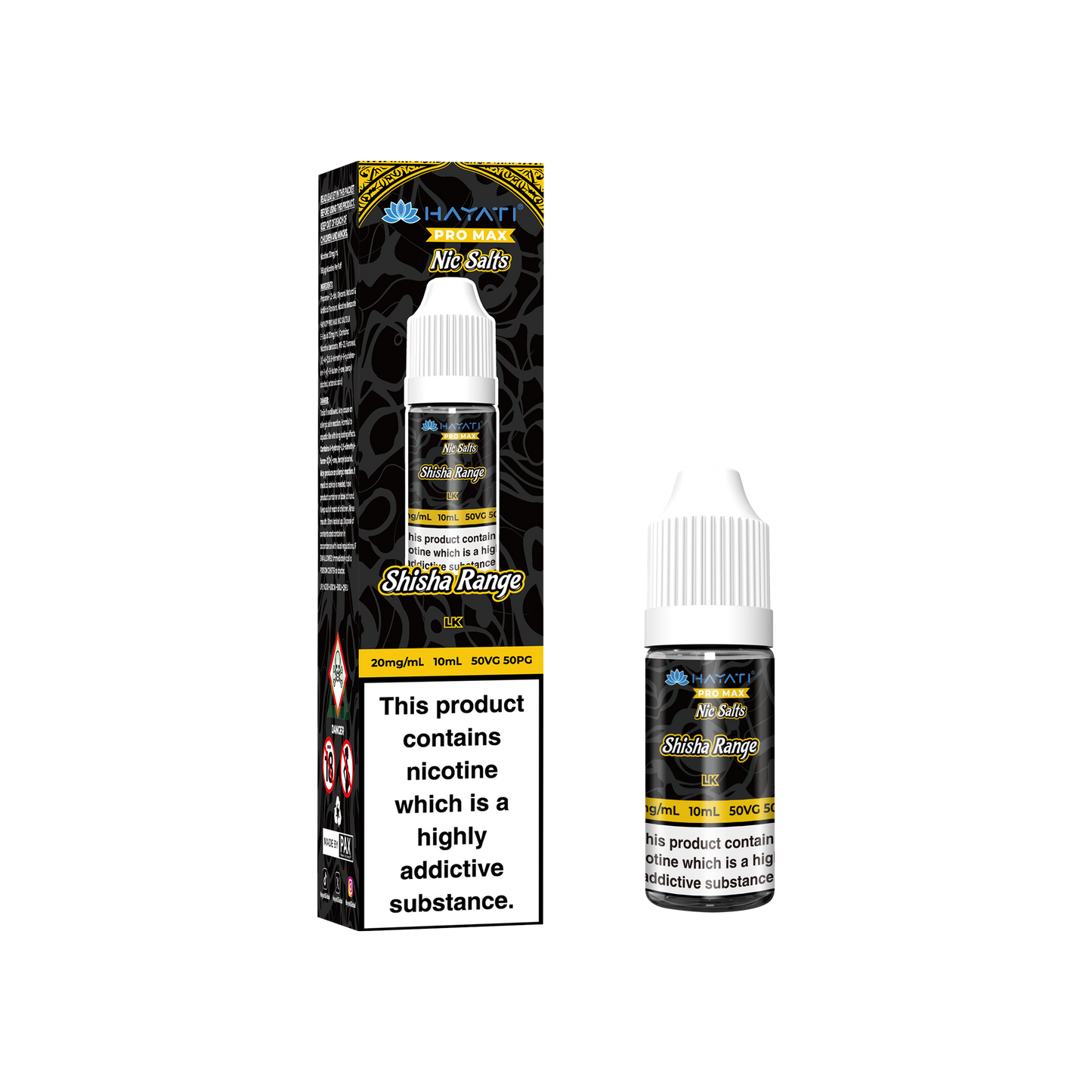 Buy Hayati Shisha Pro Max Nic Salts Box of 10 LK