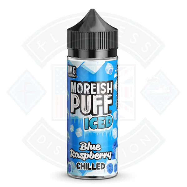 Buy Moreish Puff ICED Chilled Blue Raspberry 100ml Shortfill