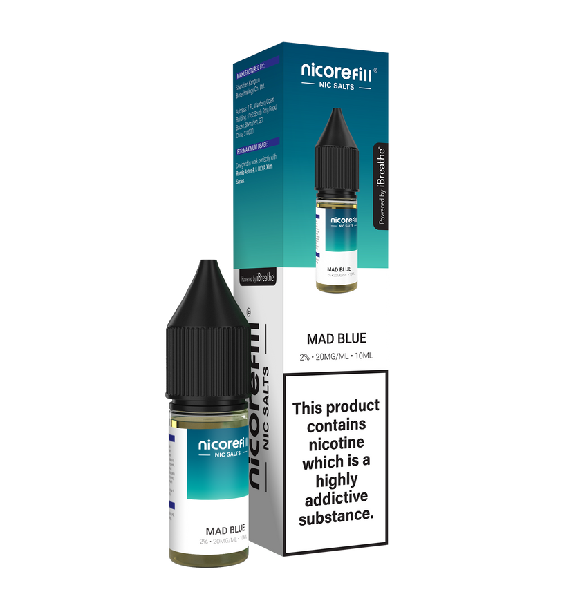 Nicorefill Nic Salt 10ml E-Liquid Box of 10