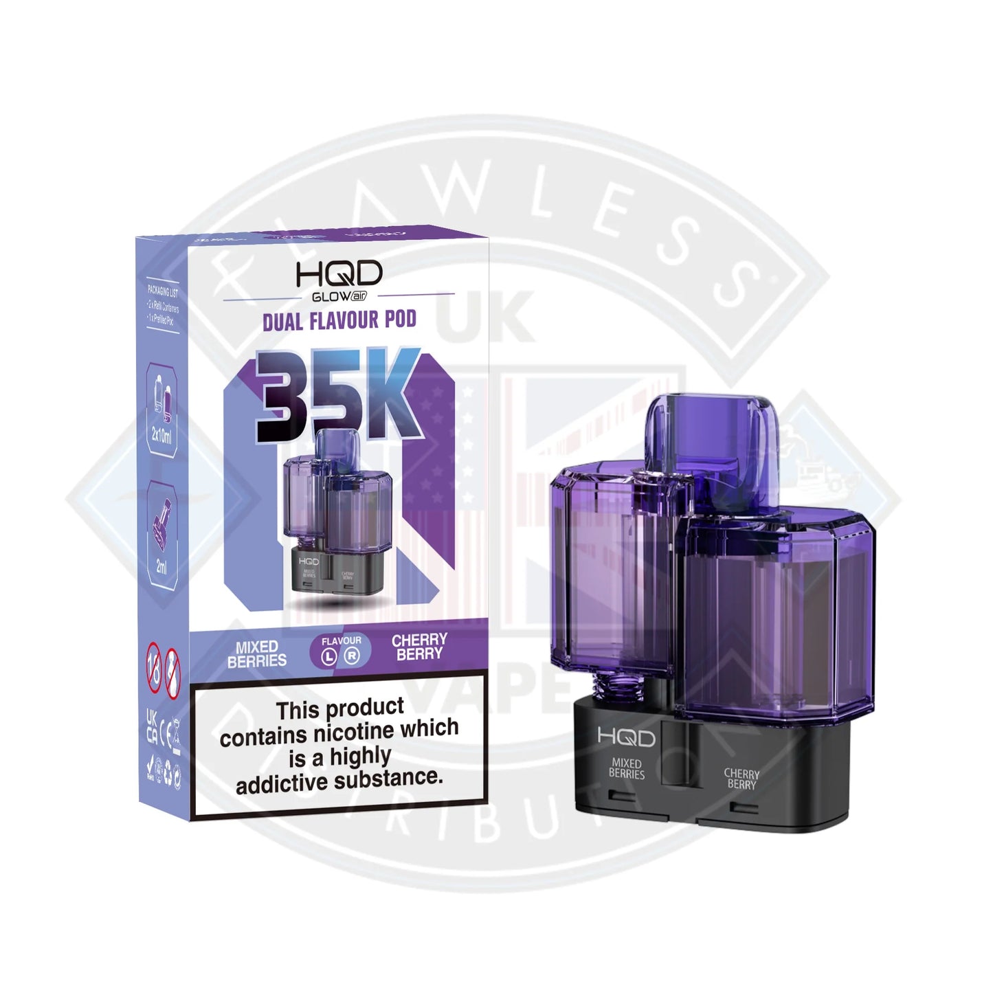 Buy HQD Glow Air 35K Refill Pods