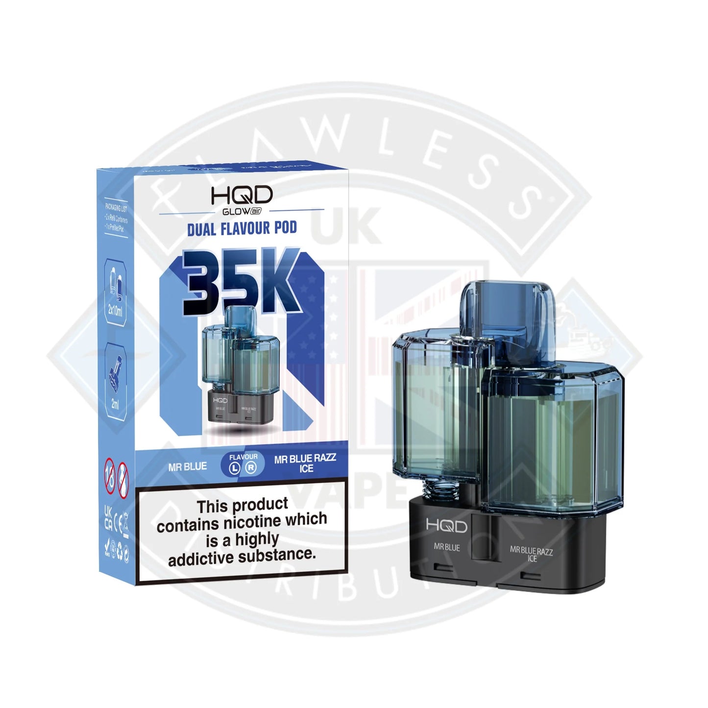 Buy HQD Glow Air 35K Refill Pods