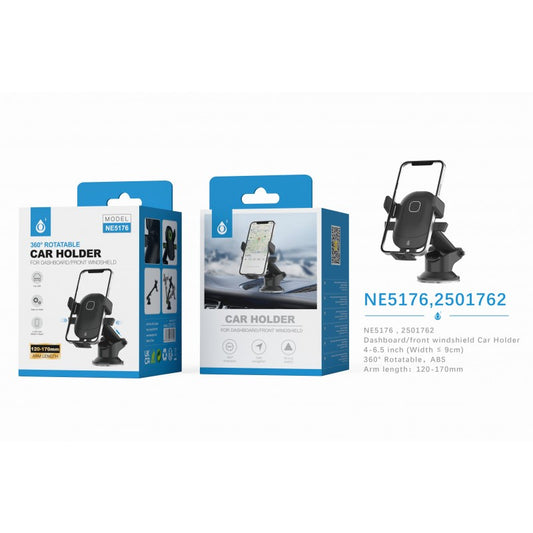 Buy NE5176 Universal Rotating Dash Suport for Mobiles 4.0-6.5, Black