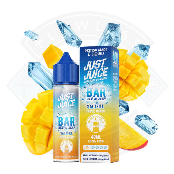 Buy Just Juice BAR Below Zero 40ml Saltfill