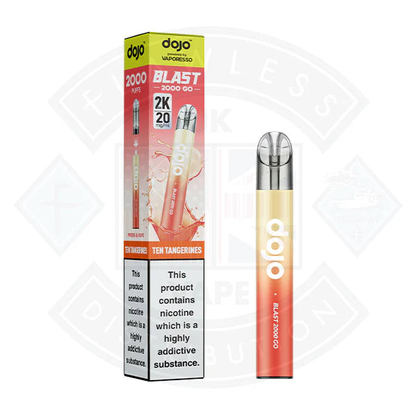 Buy Vaporesso Dojo Blast 2000 GO Transparent Prefilled Vape Kit