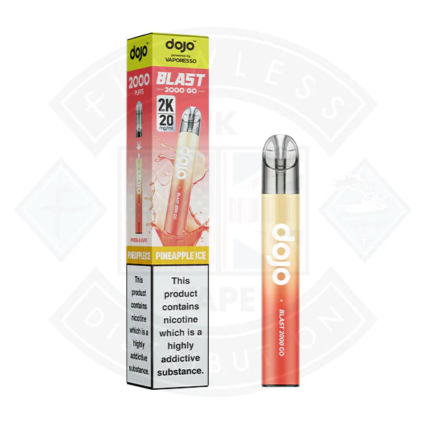 Buy Vaporesso Dojo Blast 2000 GO Transparent Prefilled Vape Kit