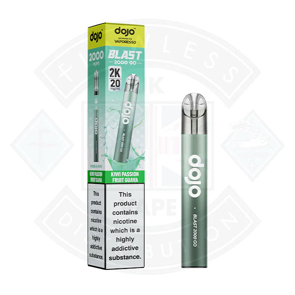 Buy Vaporesso Dojo Blast 2000 GO Transparent Prefilled Vape Kit