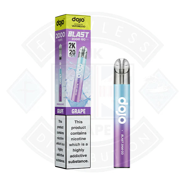 Buy Vaporesso Dojo Blast 2000 GO Transparent Prefilled Vape Kit