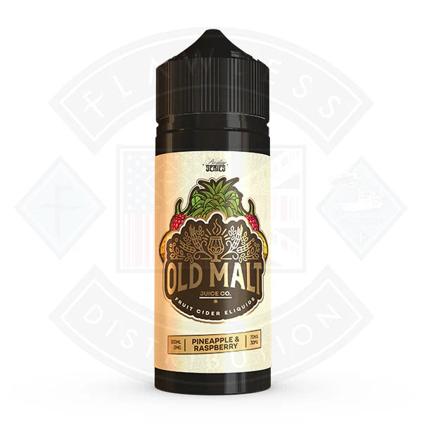 Buy Old Malt – Pineapple & Raspberry 0mg 100ml Shortfill
