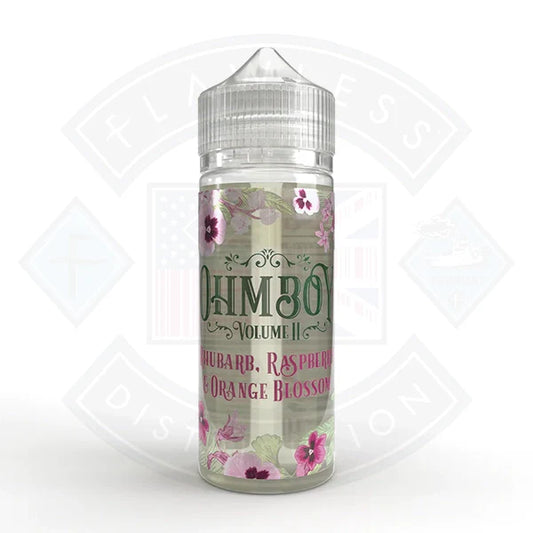 Buy Ohm Boy - Volume II - Rhubarb, Raspberry & Orange Blossom Shortfill 0mg 100ml
