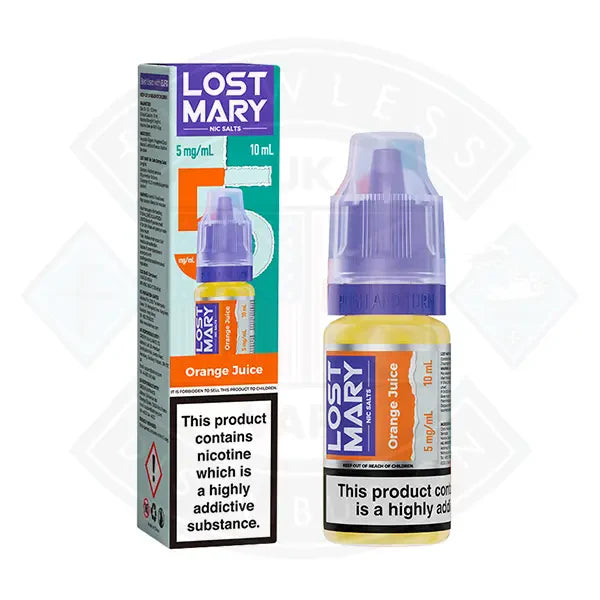 Buy LOST MARY (5mg) Nic Salts E-Liquid 10ml