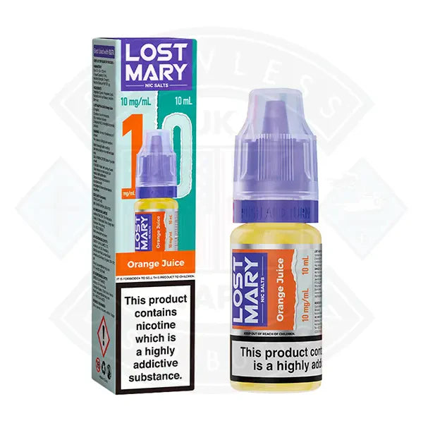 Buy LOST MARY (10mg) Nic Salts E-Liquid 10ml
