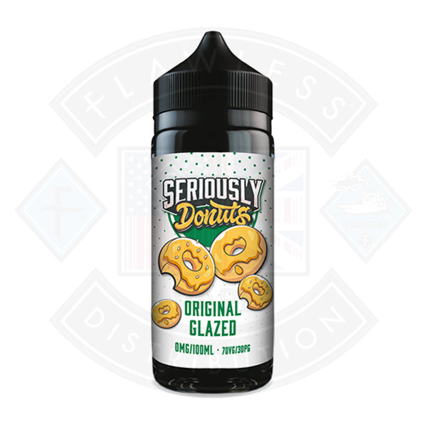 Buy Doozy Vape Seriously Donuts Original Glazed 0mg 100ml Shortfill