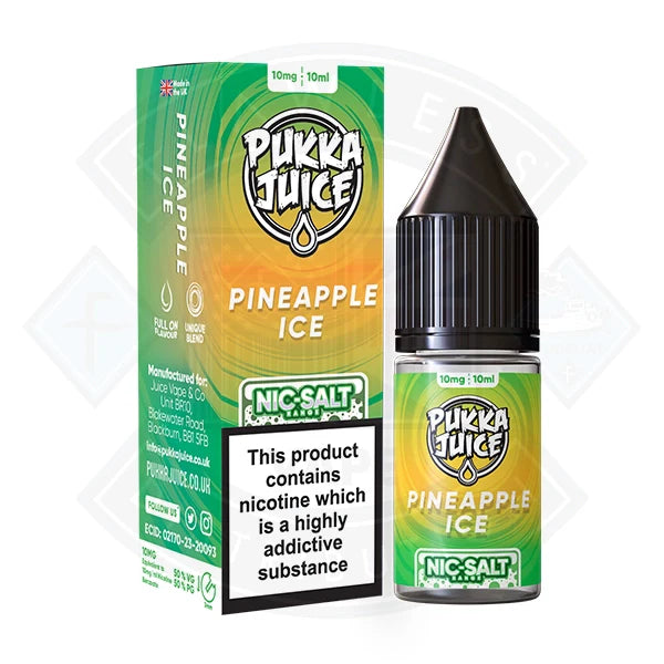 Buy Pukka Juice - Nic Salt Pineapple ICE 10ml E-liquid