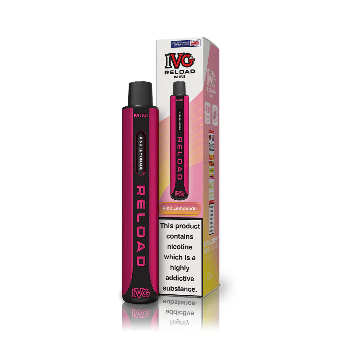 IVG Reload Mini Pod Vape Kit Box Of 10