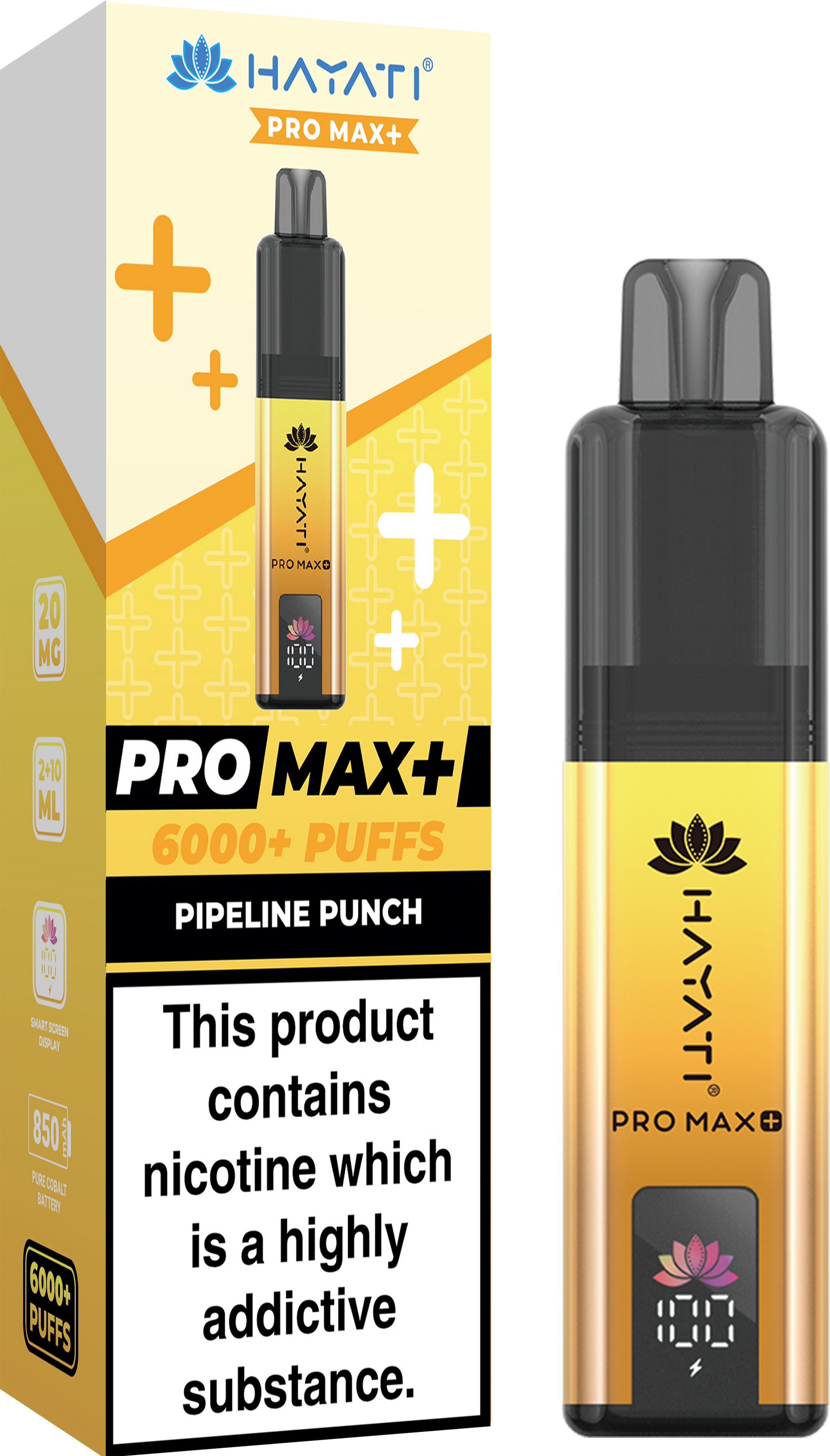 Hayati Pro Max Plus 6000 Prefilled Vape Box of 5