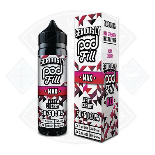 Buy Doozy Vape Seriously Pod Fill MAX 50/50 - Verry Cherry 40ml 0mg Shortfill E-Liquid