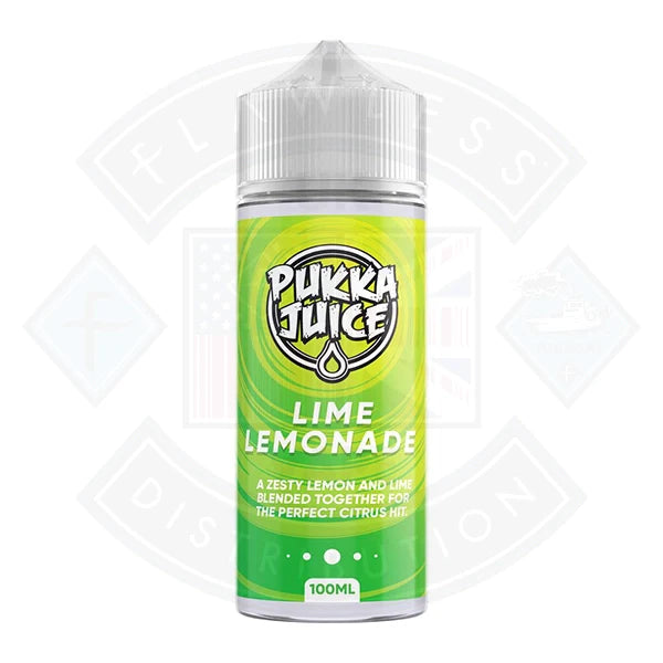 Buy Pukka Juice Lime Lemonade 100ml 0mg Shortfill E-liquid