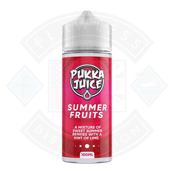 Buy Pukka Juice Summer Fruits 100ml 0mg Shortfill E-liquid