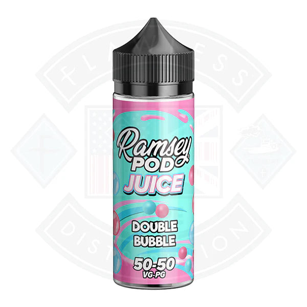 Buy Ramsey Pod Juice Double Bubble 0mg 100ml Shortfill