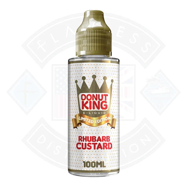 Buy Donut King Limited Edition - Rhubarb Custard 0mg 100ml Shortfill