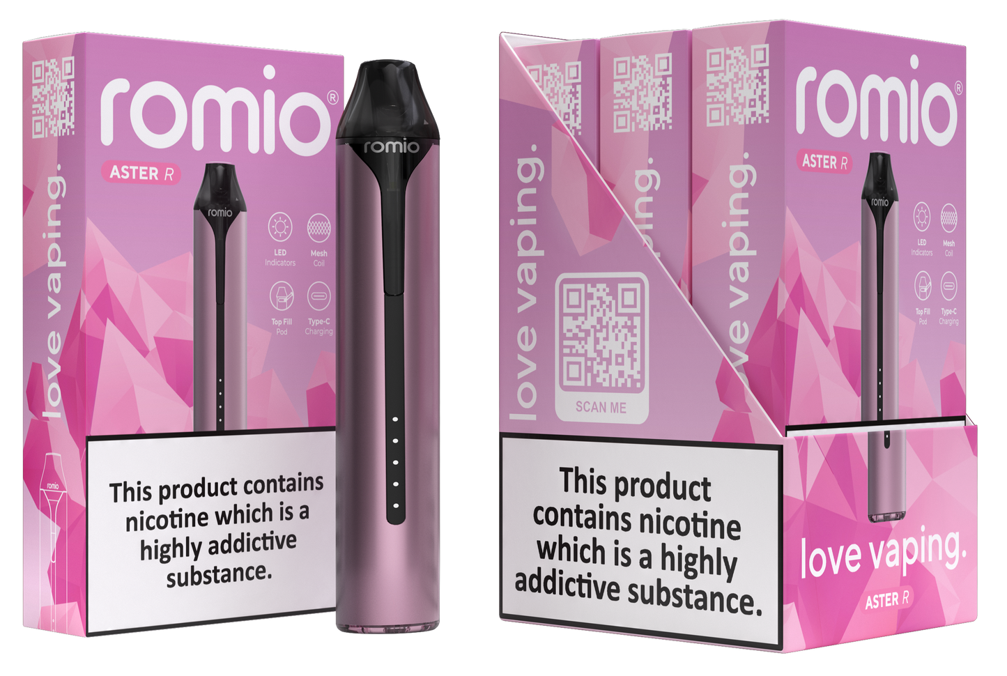 Romio Aster R Refillable Pod Vape Kit