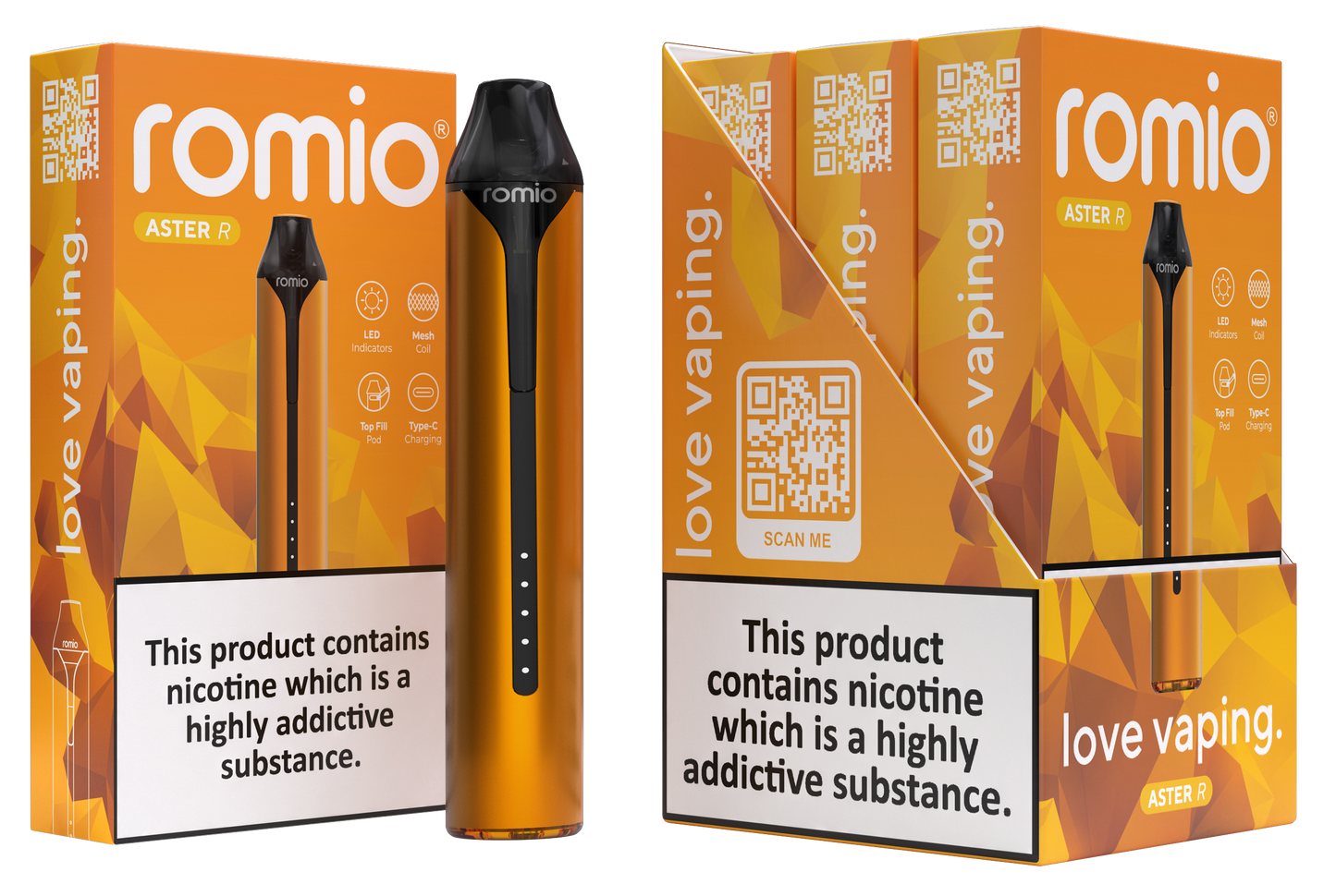 Romio Aster R Refillable Pod Vape Kit