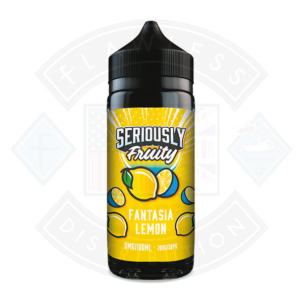 Buy Doozy Vape Seriously Fruity Fantasia Lemon 0mg 100ml Shortfill